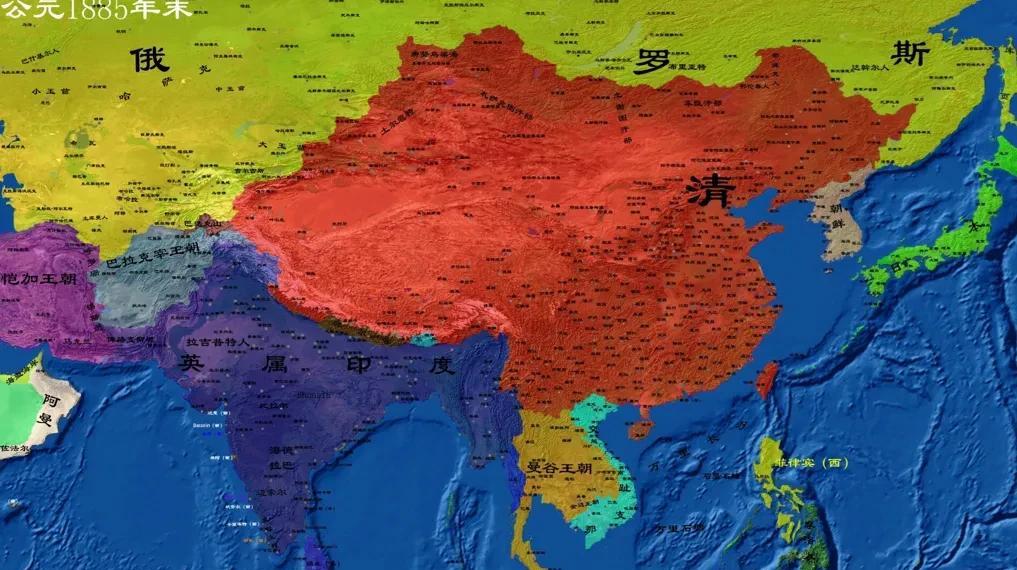 要说历史上哪个朝代实控领土最大，我们只能从唐、元、清三朝入手。要说实控面积，应