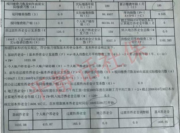 为什么广东退休人人有过渡性养老金！广东退休人的养老金核定表上，过渡性养老金一栏
