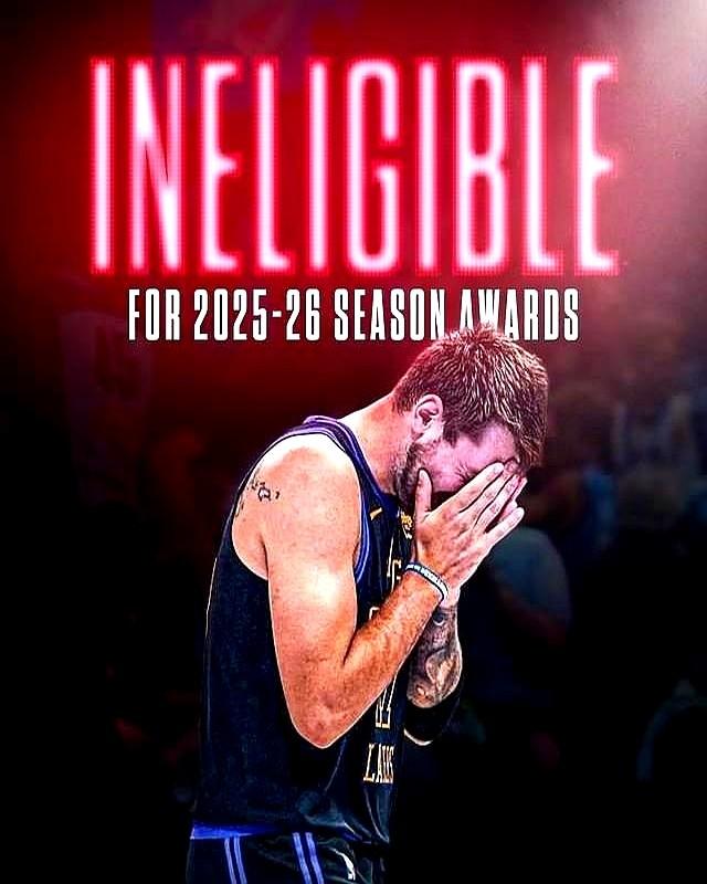 就差一场！东契奇赛季报销，MVP也没了。湖人官方确认，卢卡·东契奇左腿筋二级