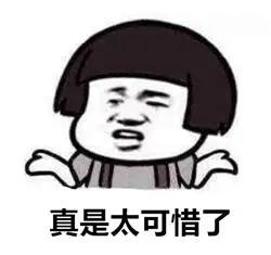 可惜了