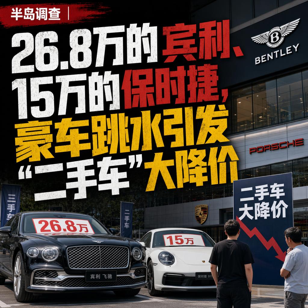 很多人以为豪车是身份的象征，买回来最保值。可2026年的行情狠狠打了这个观念一