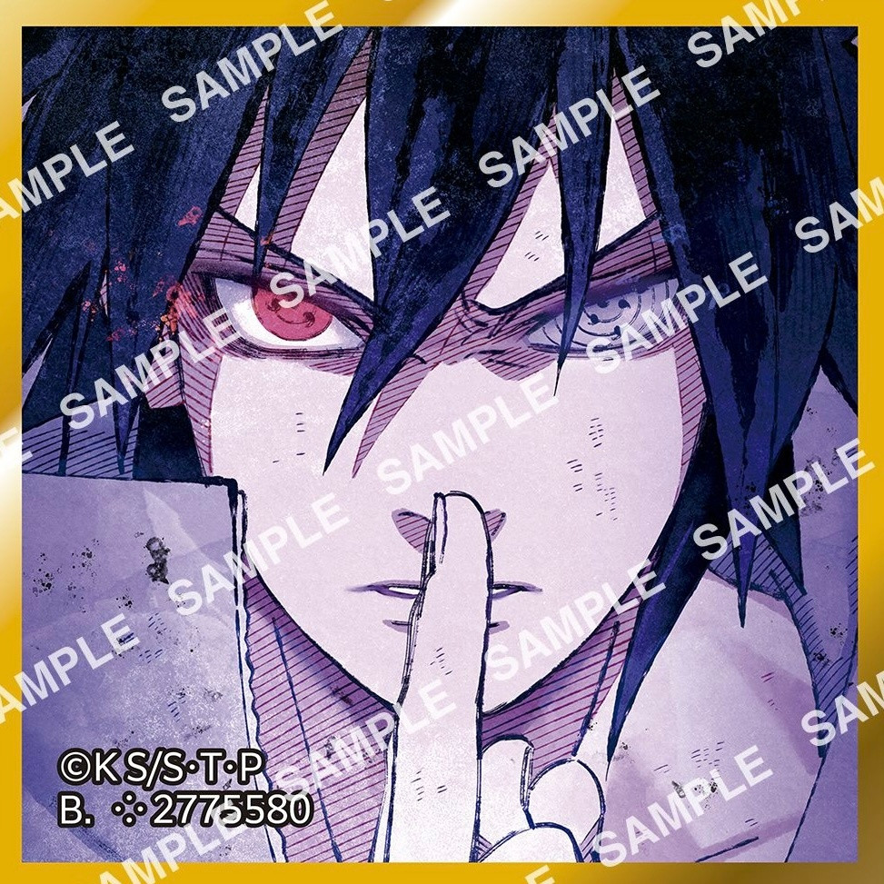 『火影忍者疾风传』最新绘制的万代迷你扭蛋色纸第四弹！火影忍者漩涡鸣人宇智波