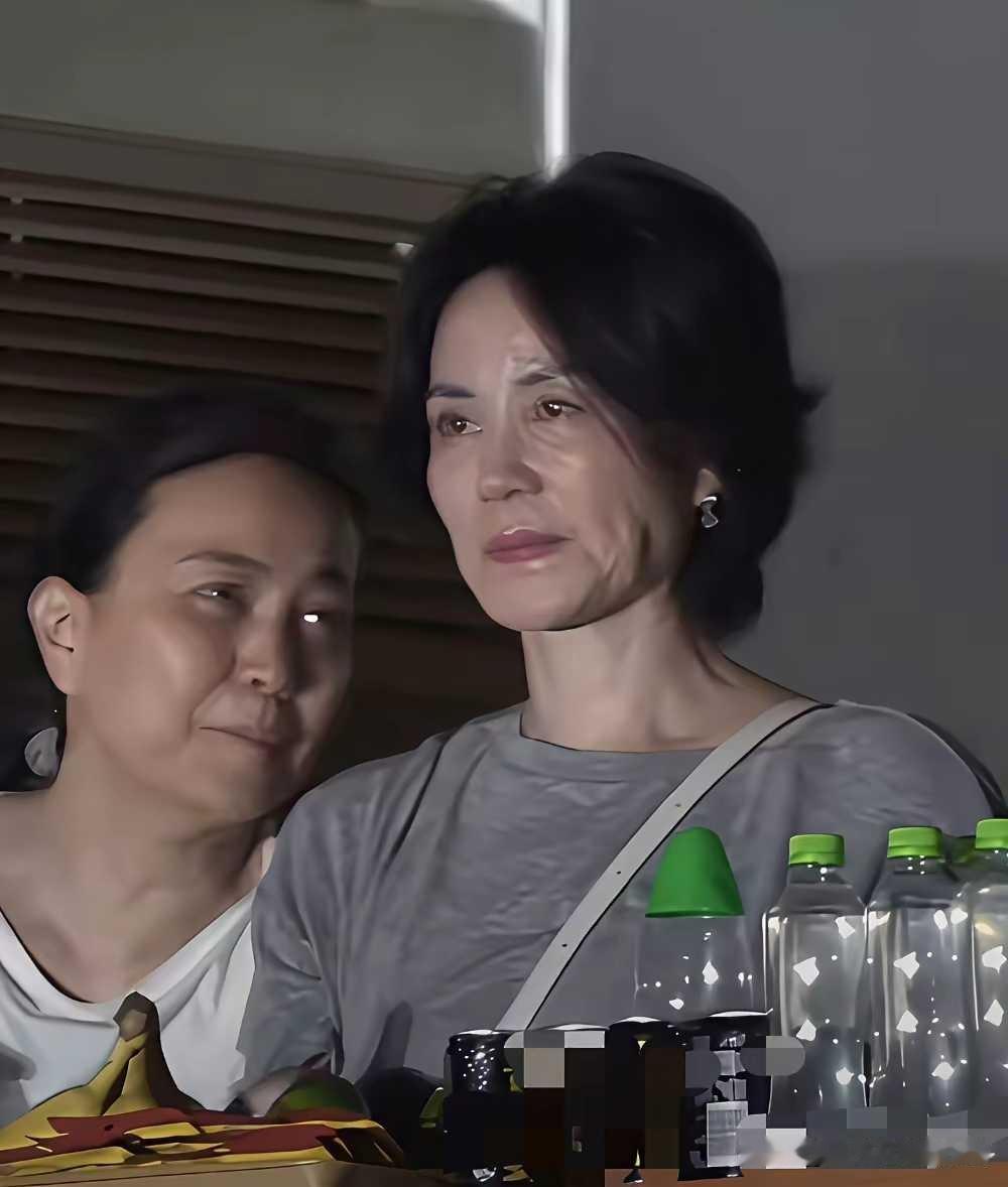 这是记者拍到王菲日常生活中真实的样子，这还是化过妆的，网友们说若是素颜都不如市井
