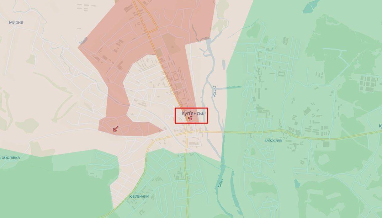 据乌联合部队行动报告，驻扎在库皮扬斯克的俄罗斯军队接到命令，用旗帜模拟