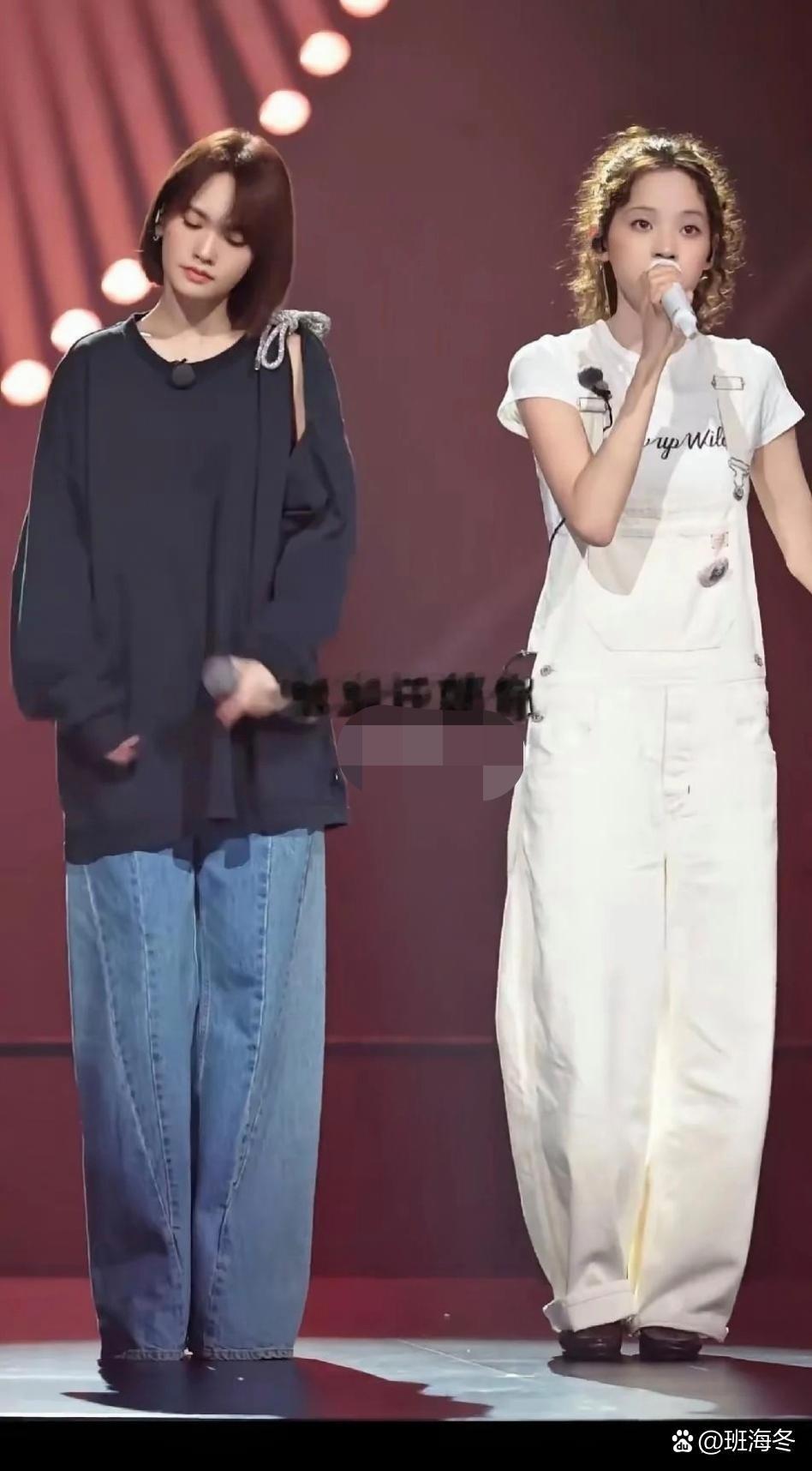杨丞琳这状态有点惊人，一个84年的和00后欧阳娜娜站在一起居然像是同龄人​​​