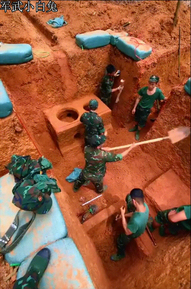 军队版“过家家”，厨房、卫生间等设施齐全，看越军如何构筑野战工事。