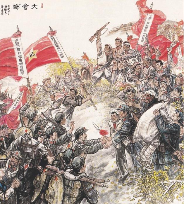 1936年，红军胜利会师后，周总理一脸愁容的问贺龙：以后谁来统一指挥大军呢？贺龙