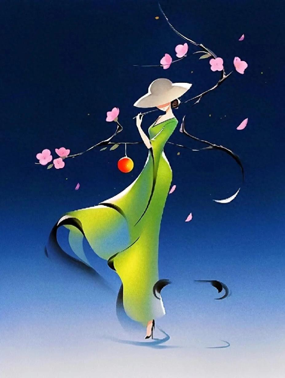 不问花开几许，只问浅笑安然