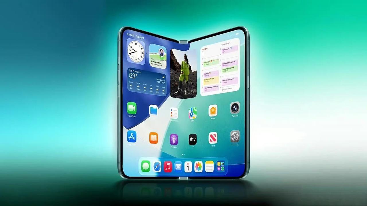 真的是环环相扣，库克推出Air系列是另有深意的！iPhone折叠屏外观酷似“