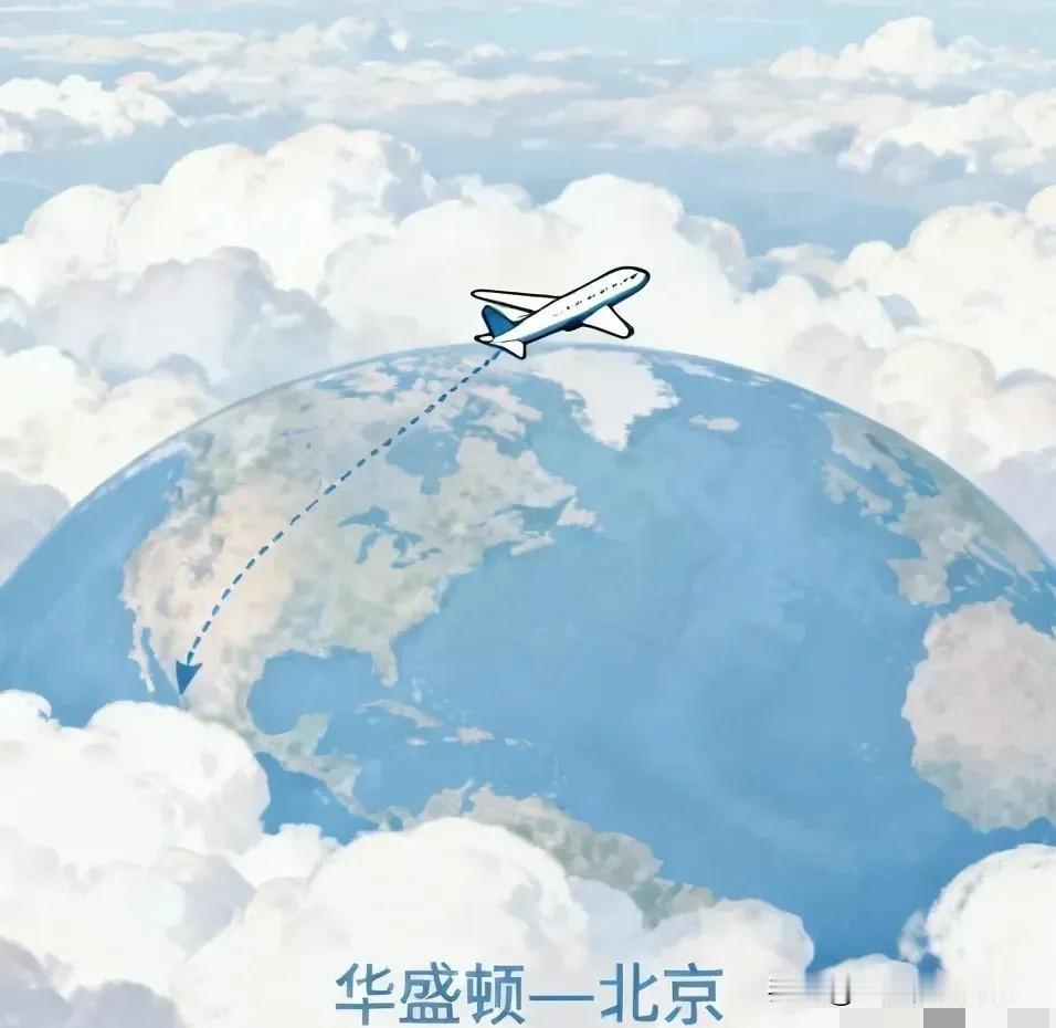 如果特朗普要从华盛顿飞往北京，全程大约11100公里的航程，以空军一号900