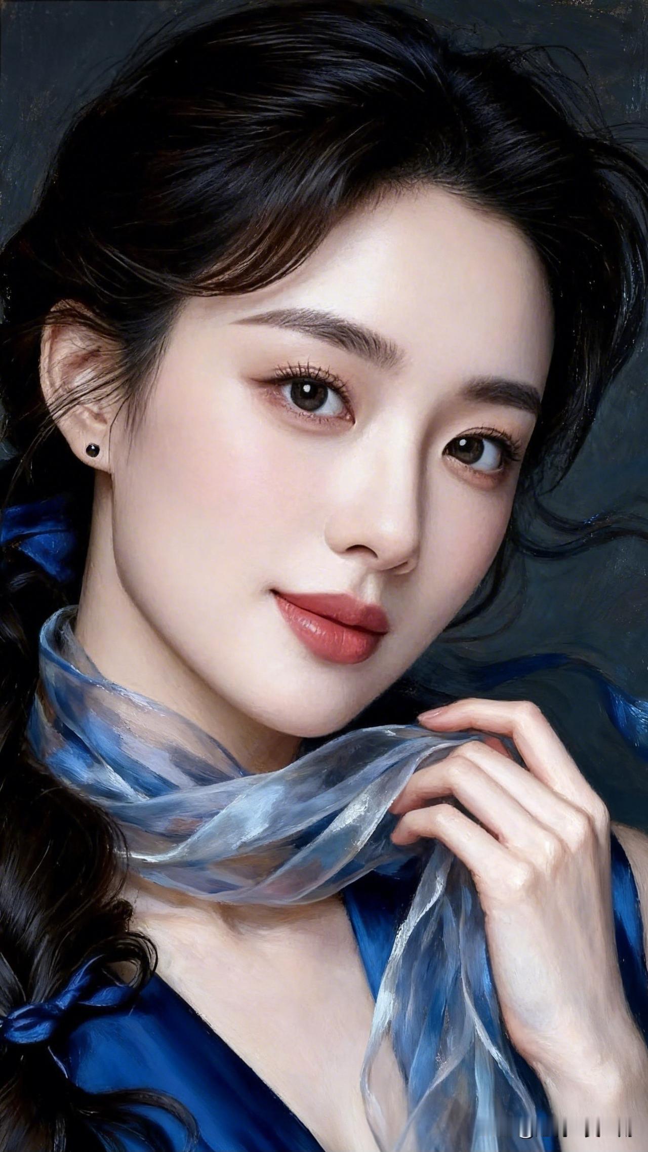 优雅蓝调，柔美如画，尽显东方韵味。什么搭配显气质