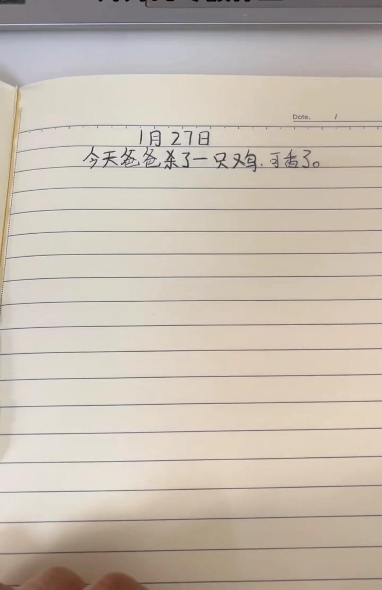 弟弟的寒假作业，去了学校会不会被罚站啊？一二年级作业本小孩日记本教小孩的作业