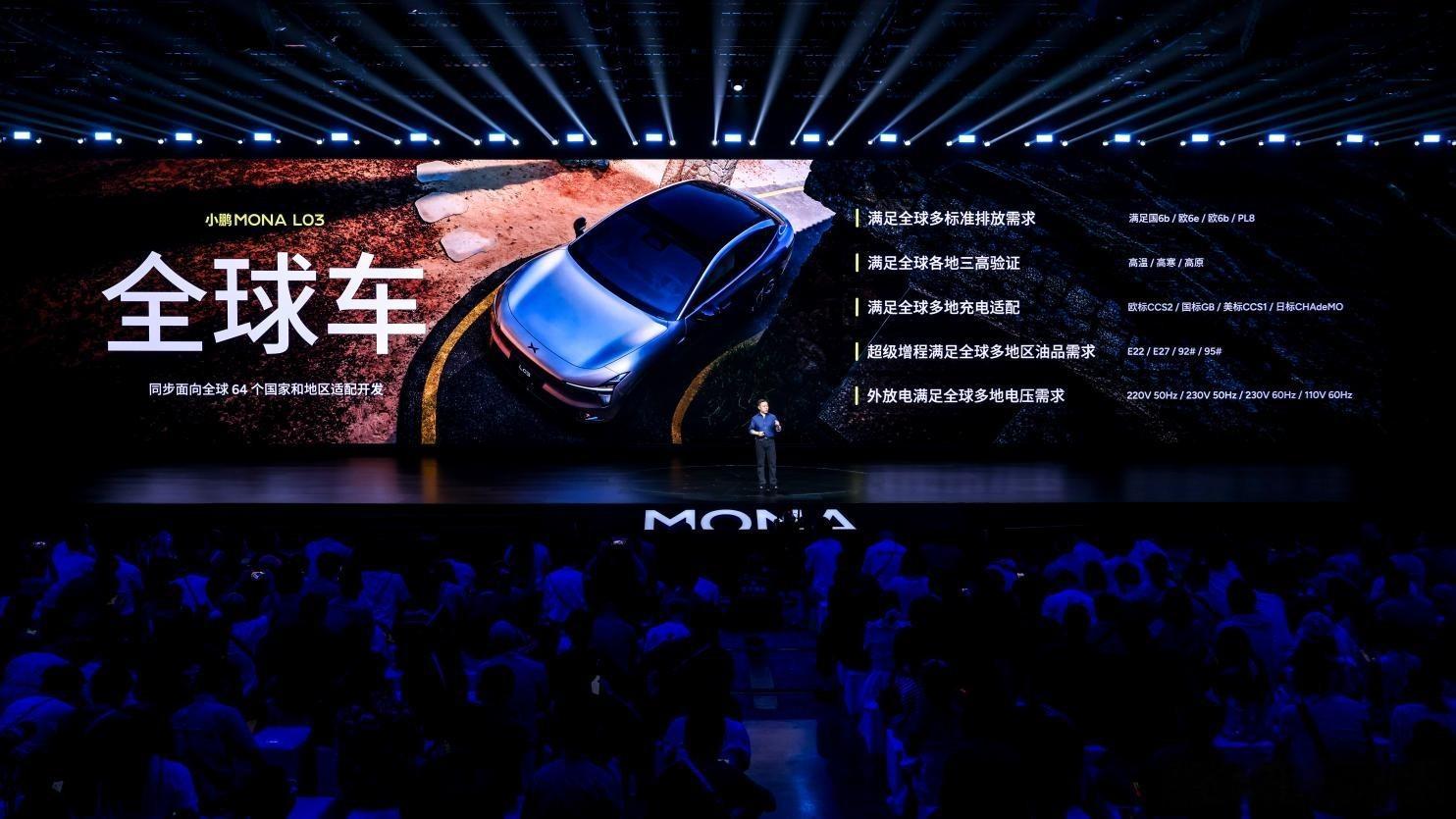 小鹏MONAL03说说几个亮点：1、好看，轿跑姿态做MPV，宽体运动造型，避免