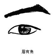 眉毛有角者除了鼻子可以反映财富之外，面上还有其他部位是看财运的，但这些部位必须要几处一起结合来观察，
