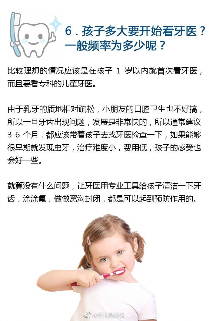 收藏起来要让孩子从小就有一口好牙齿