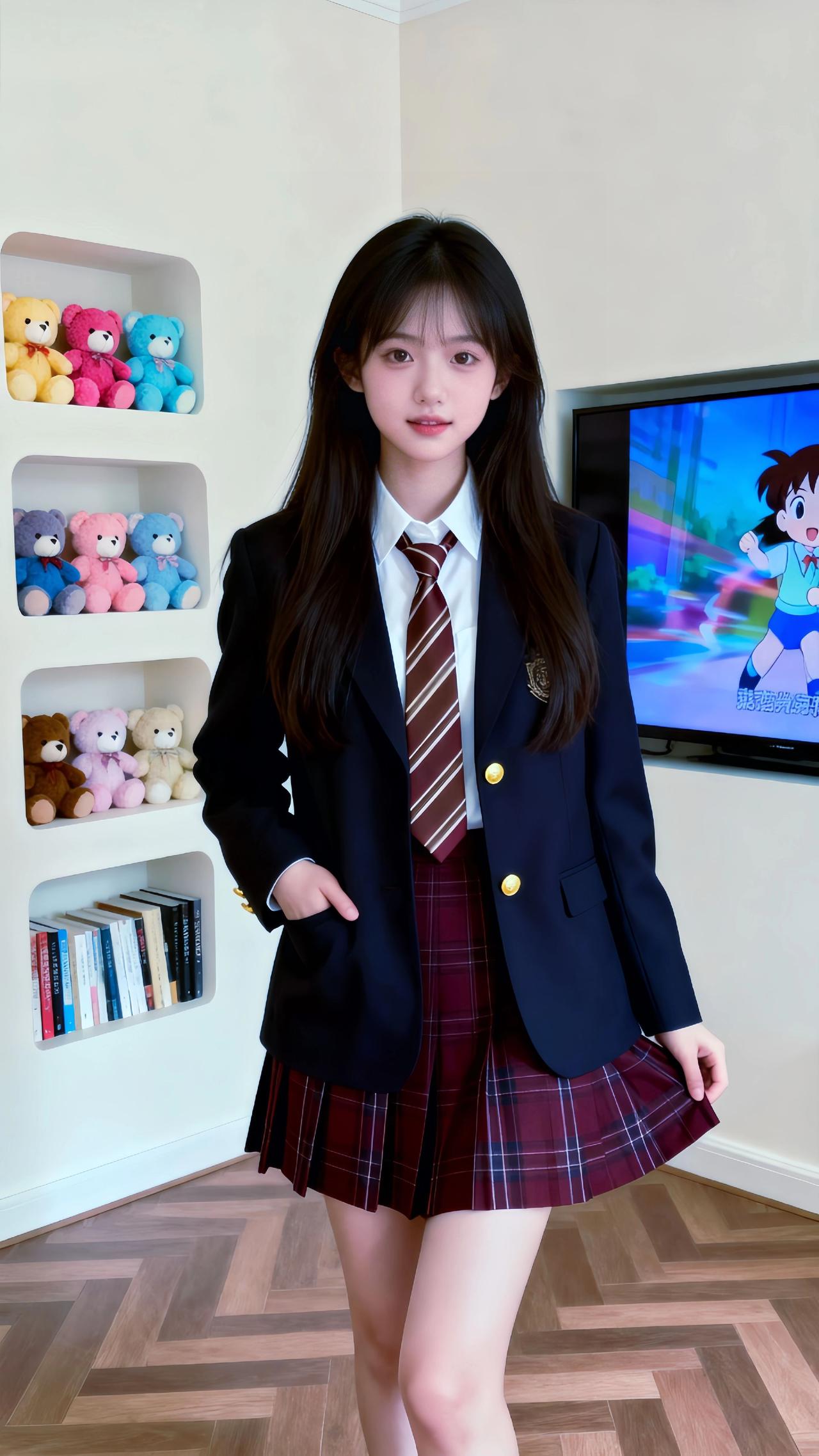 可爱甜妹甜系女生甜妹美女日常生活