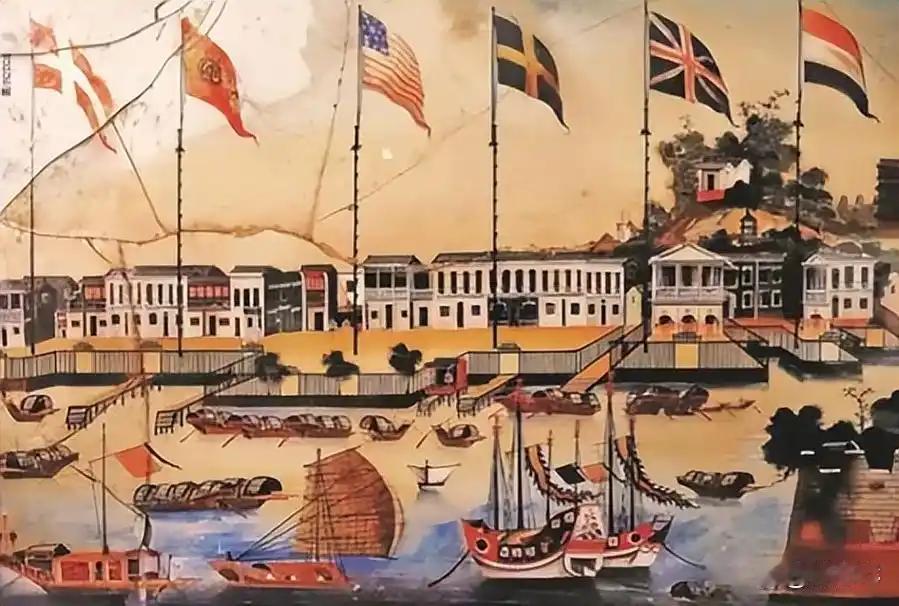 1730年，英国东印度公司的5艘商船开进了广州港，船上拉了58万两白银，而用来出
