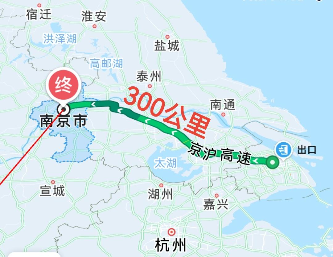 很多人对江苏省有个错觉，苏南地区城市距离都很近，离上海也很近。实际情况是，苏无常
