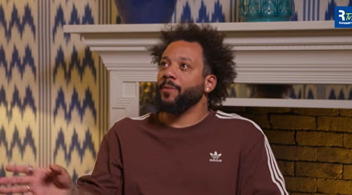 #马塞洛说梅西强到离谱#近日，前皇马球员马塞洛在节目中对梅西表示了自己的赞赏。被