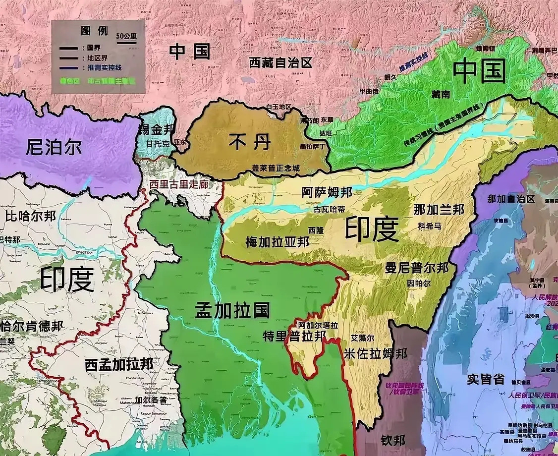 印度和中国到底怎么分界线？我真不敢相信，那片本属于我们的