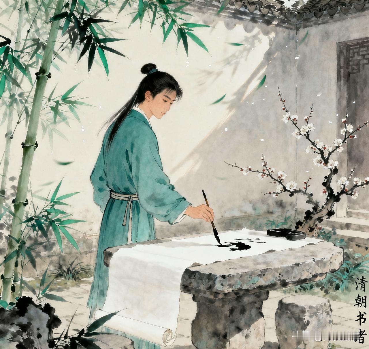 清朝乾隆年间，沙口镇上有家小饭馆。一天中午，一位穷书生进来用饭。他点了几样饭菜，