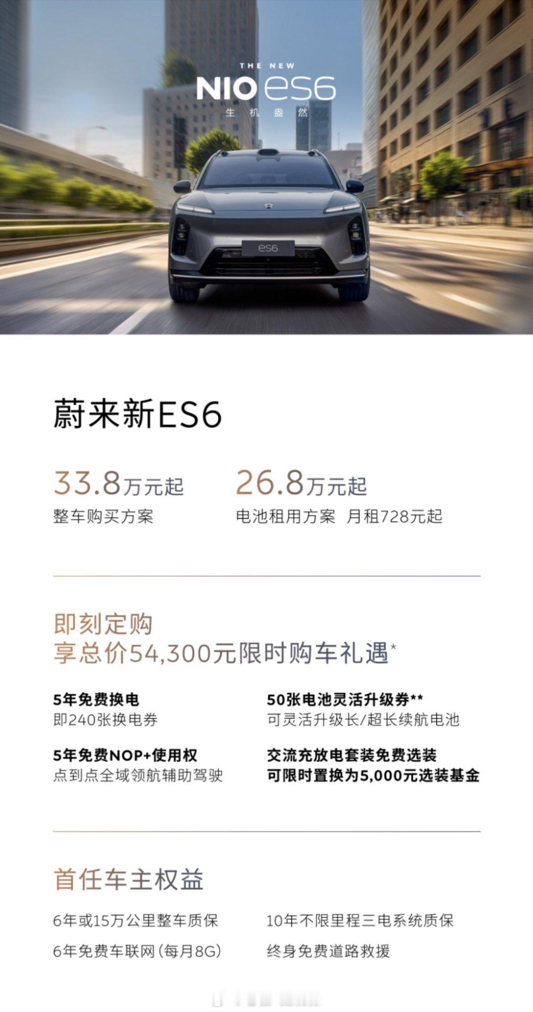 蔚来这一波太可以了，沸沸扬扬闹了两天的交流口选装，最后居然是免费选装，最牛的是你