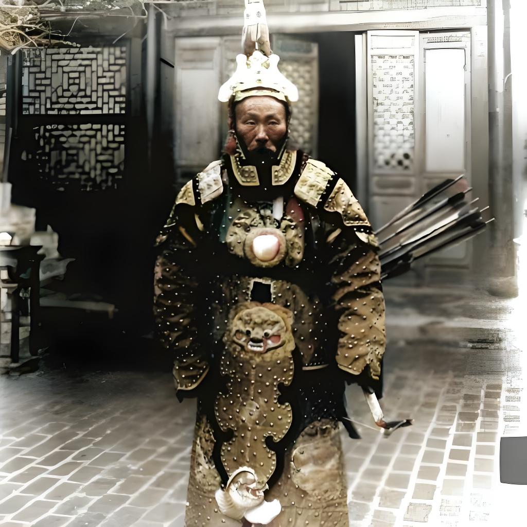 1870年，广西提督苏元春甲胄照
