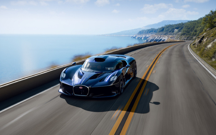 BugattiDestrier布加迪第三款孤品定制车型基于Bolide平台
