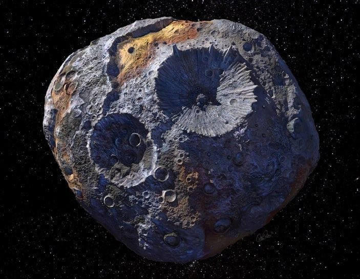 NASA发现一颗富含黄金的小行星近日，美国国家航空航天局（NASA）在位于小行星