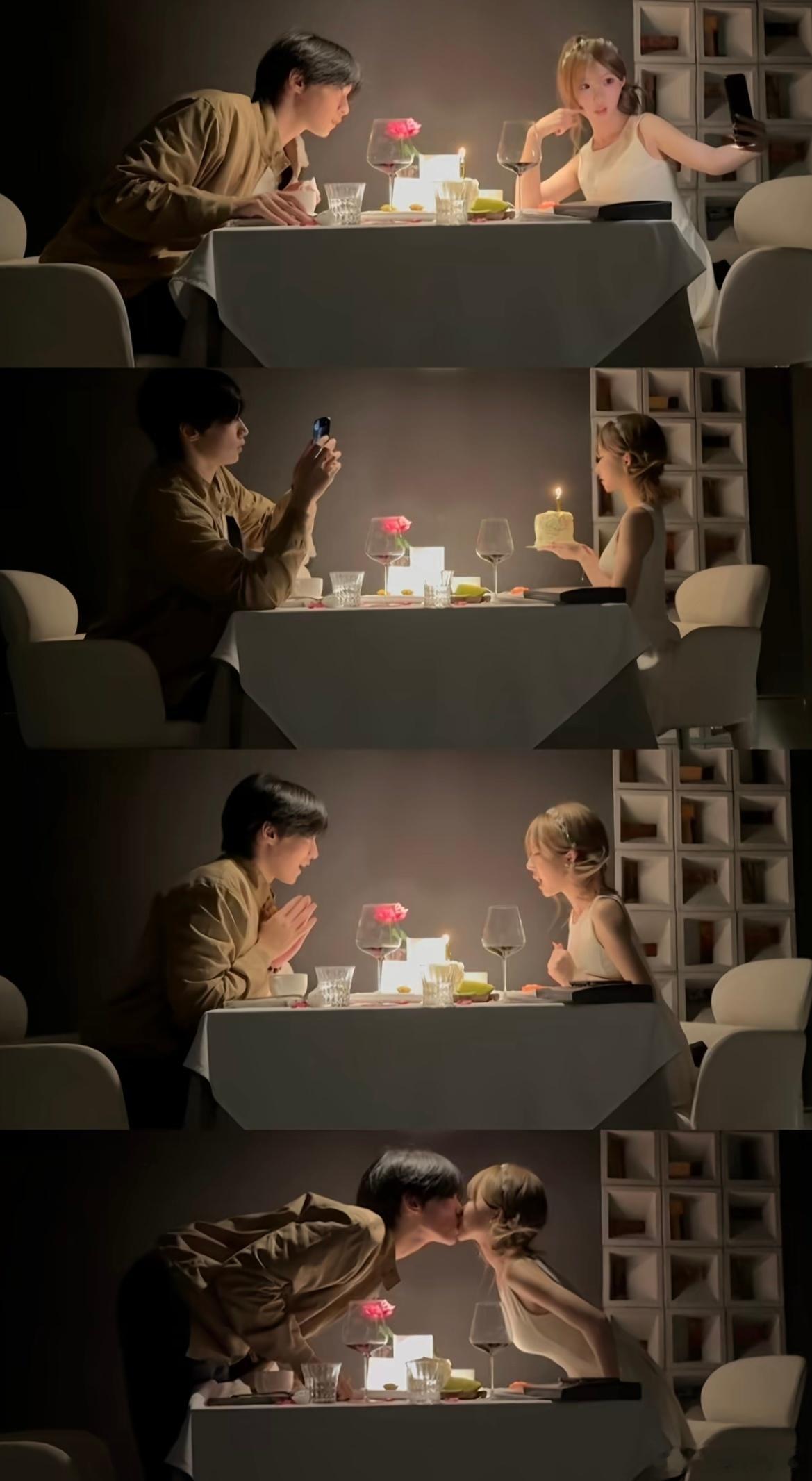 和喜欢的女孩吃上烛光晚餐啦