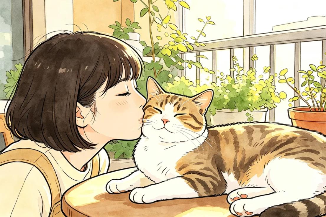 你喜欢一只猫时的降智行为！真正的喜欢是发自内心的，你会无意识的自发的表达自己