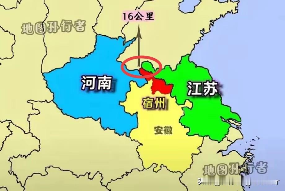 江苏和河南，并不接壤？70年前，或许有交集……今天看到这张地图，才明白，原来