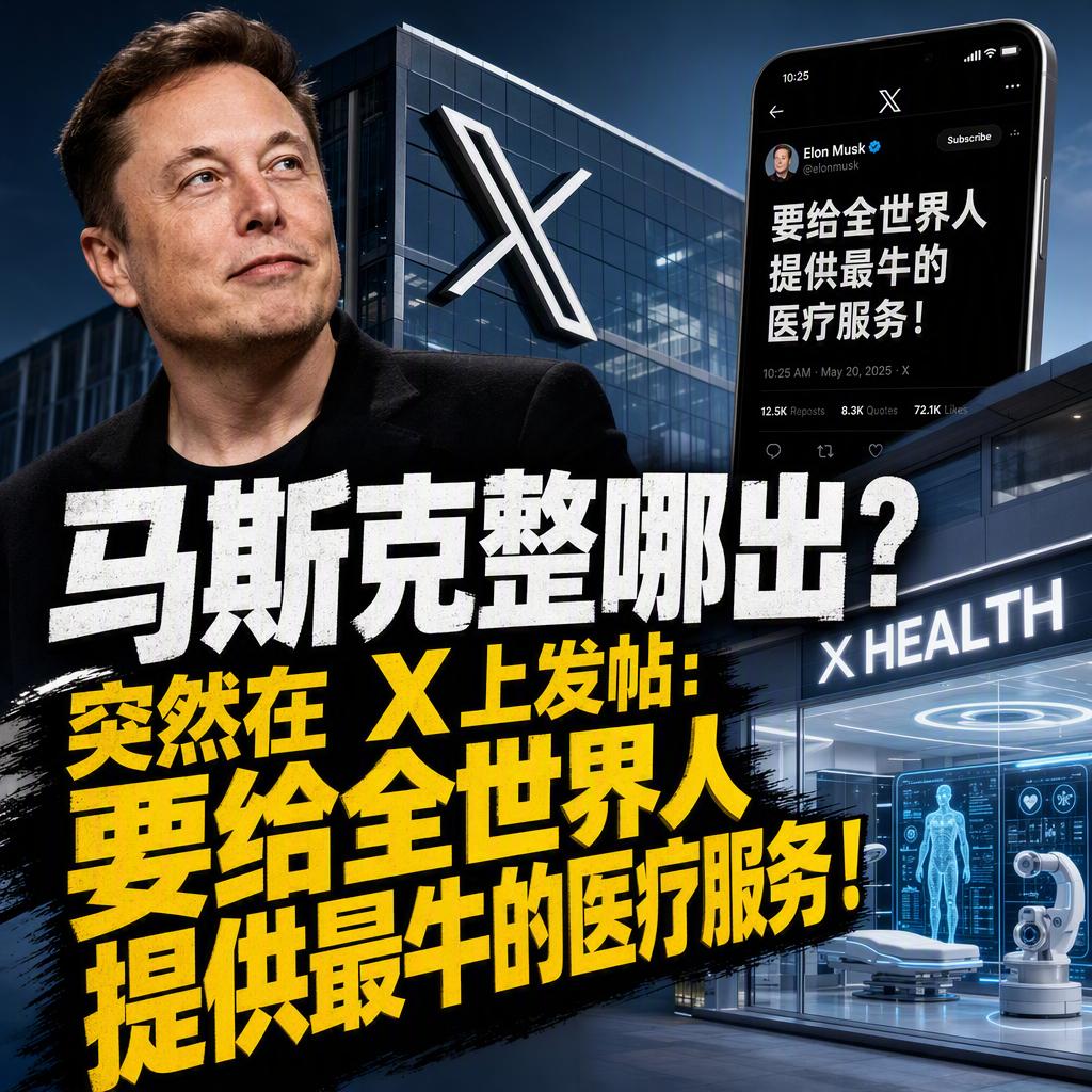 很多人以为马斯克这次要搞生物医药，其实完全想歪了。他8月21日在X上说的是让O