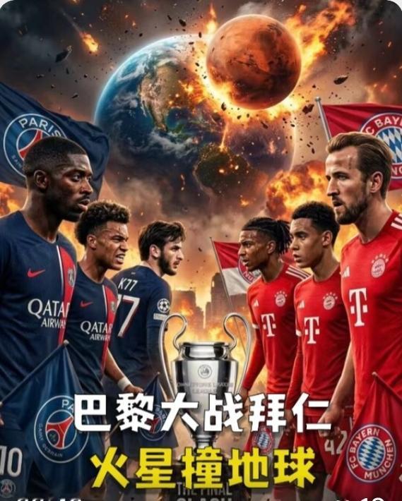 大巴黎vs拜仁，两强相遇，必有苦斗，阵容厚度不够，拜仁很难全身而退！本赛季的欧