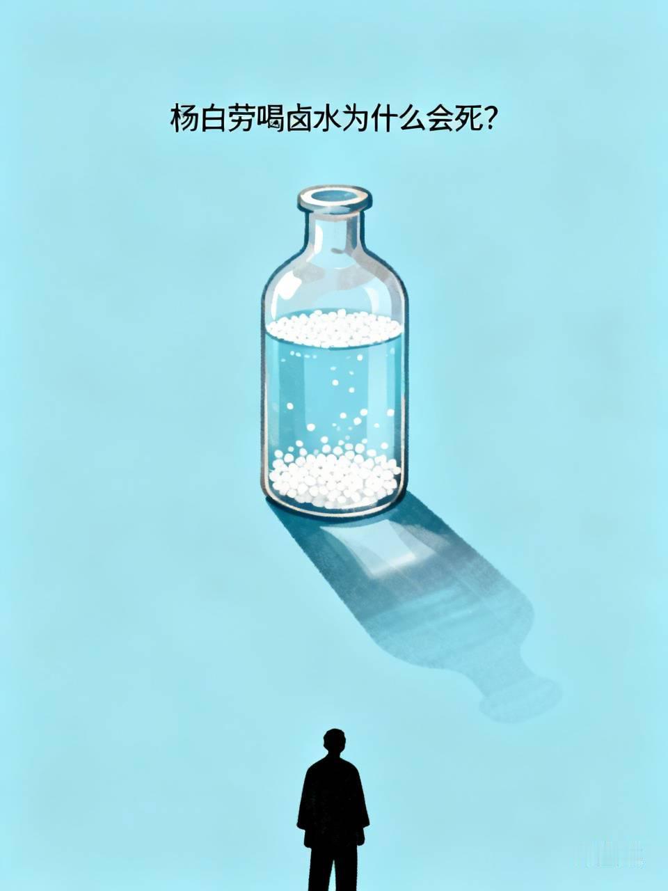 杨白劳喝卤水缘何丧命？观看《白毛女》时，见到杨白劳饮卤水自尽，我很是不解，为何