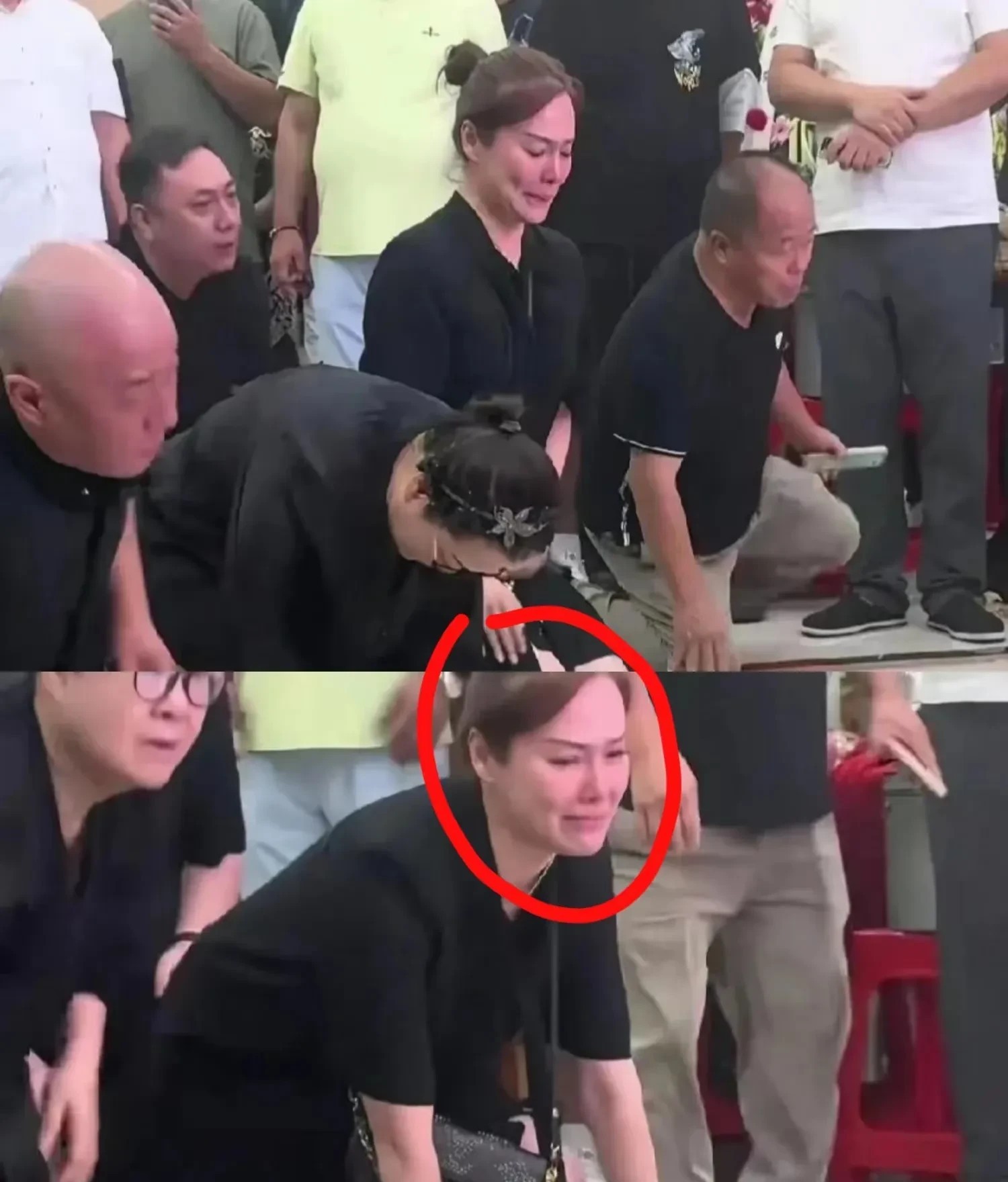 万万没想到，杨少华的葬礼上哭得最惨的不是4个儿子，而是搭档李丽君。