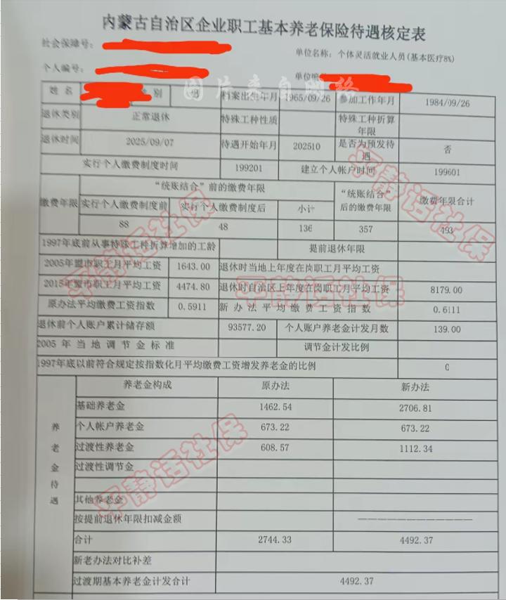 内蒙古养老金！内蒙古的计发基数在全国属于中间位置，2025年8179元排在16