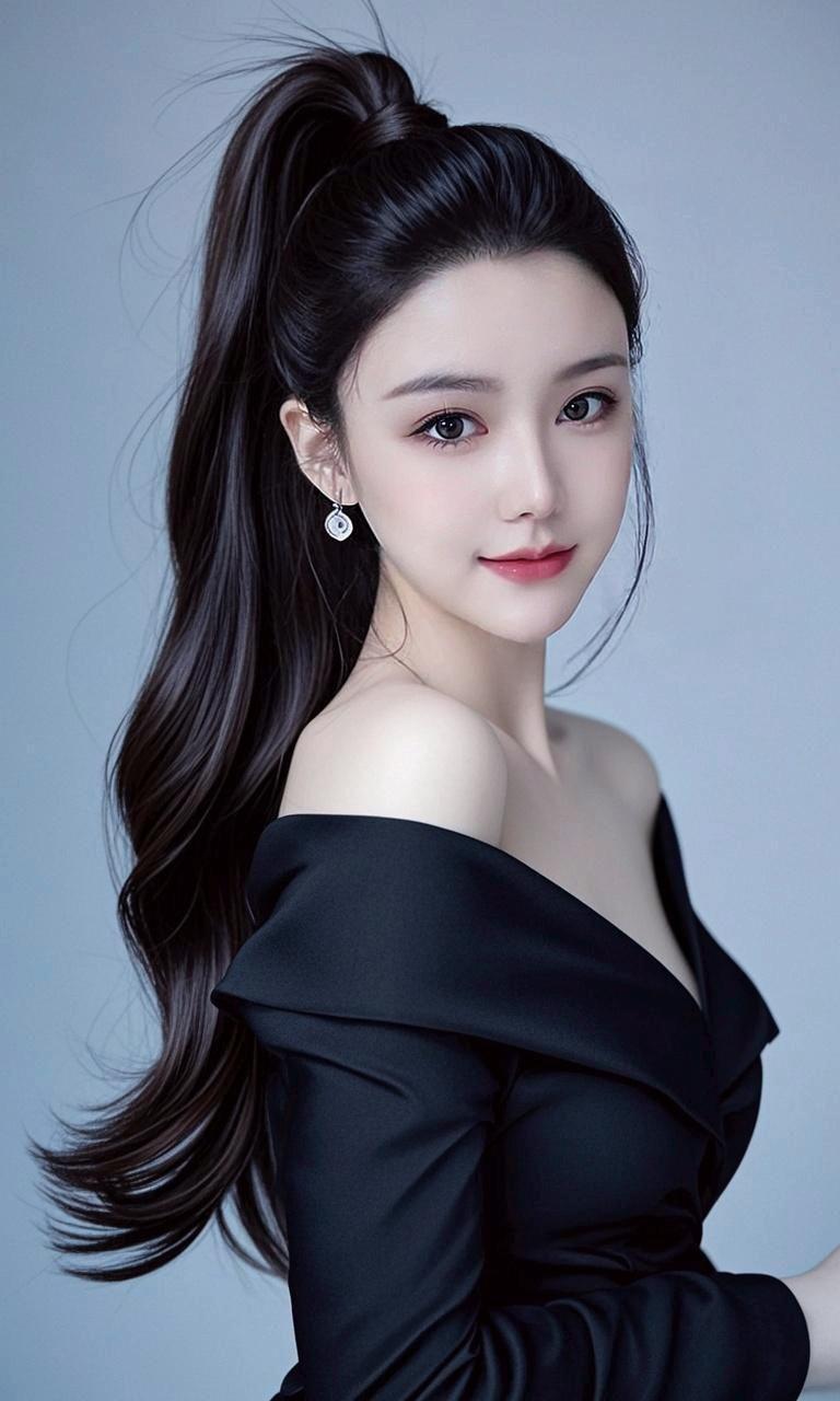 AI马尾佳人 ai写真馆动图大赛 ࿆甜࿆美࿆女࿆孩࿆ 甜妹风 甜系女孩