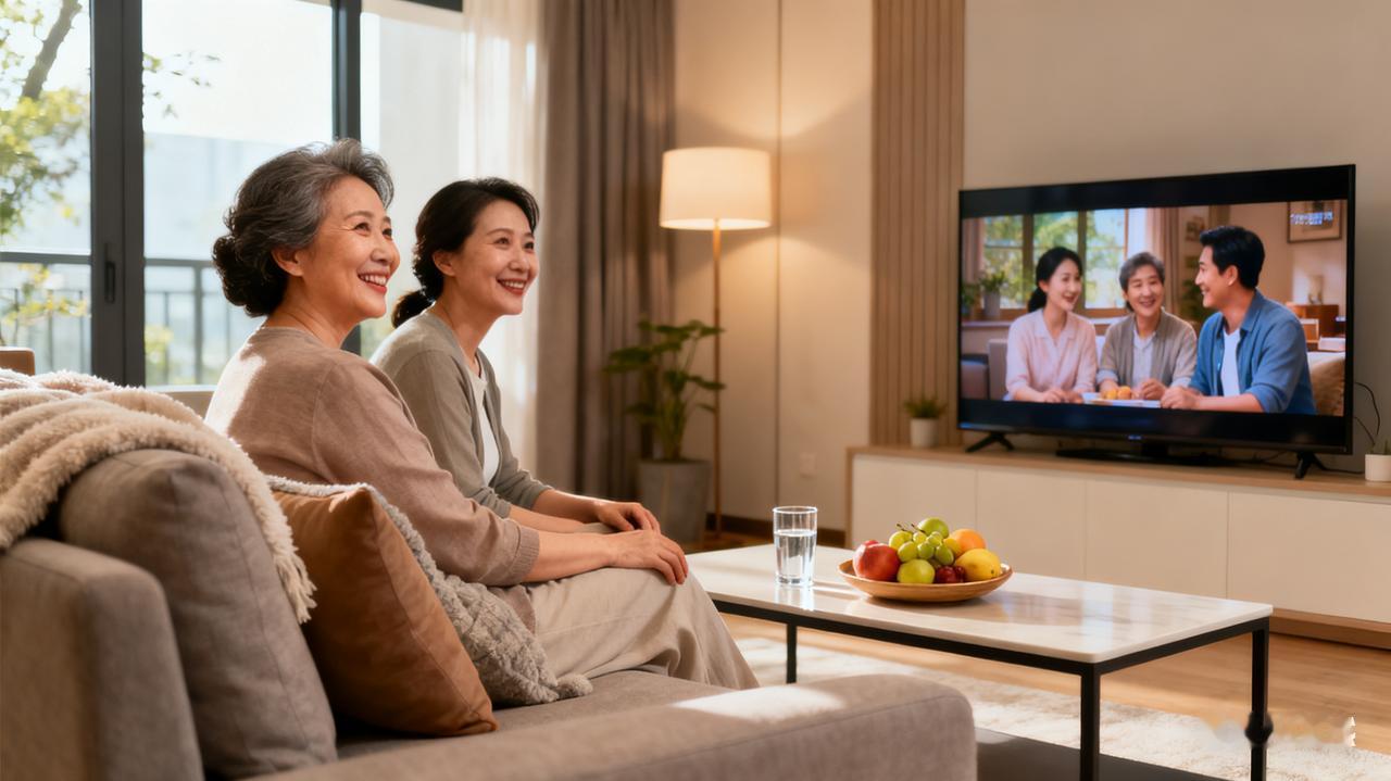 晚上我在厨房洗碗，听到客厅里面传来一阵一阵的对话声音。是我妈跟我婆婆两个人一