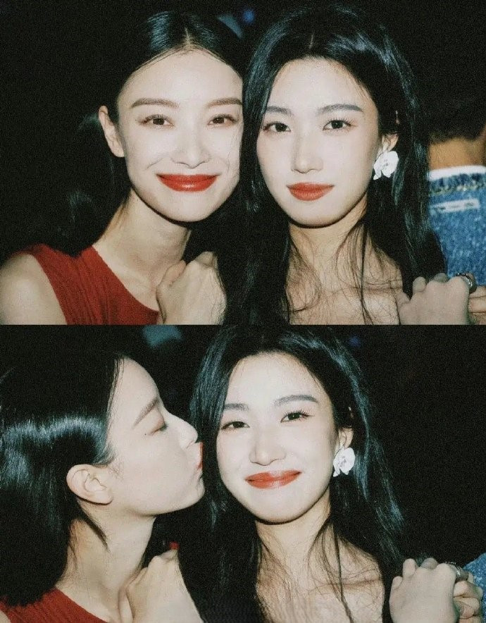 都说卢昱晓有点普但是合照好像没输过​​​