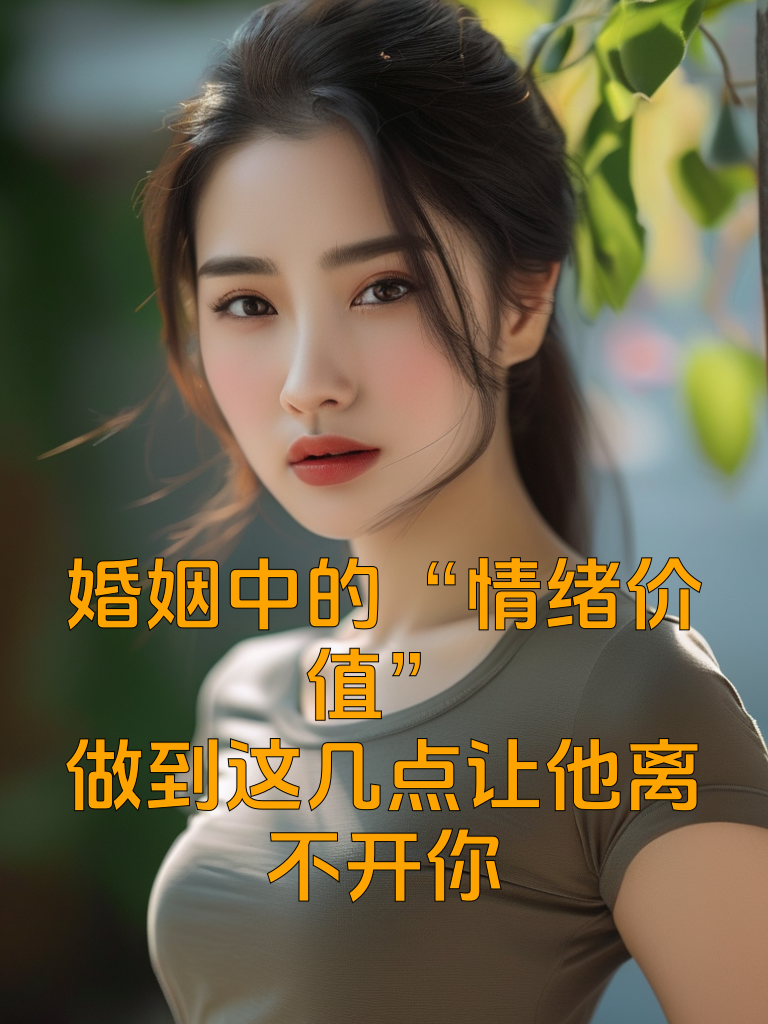 婚姻中的“情绪价值”：做到这几点让他离不开你