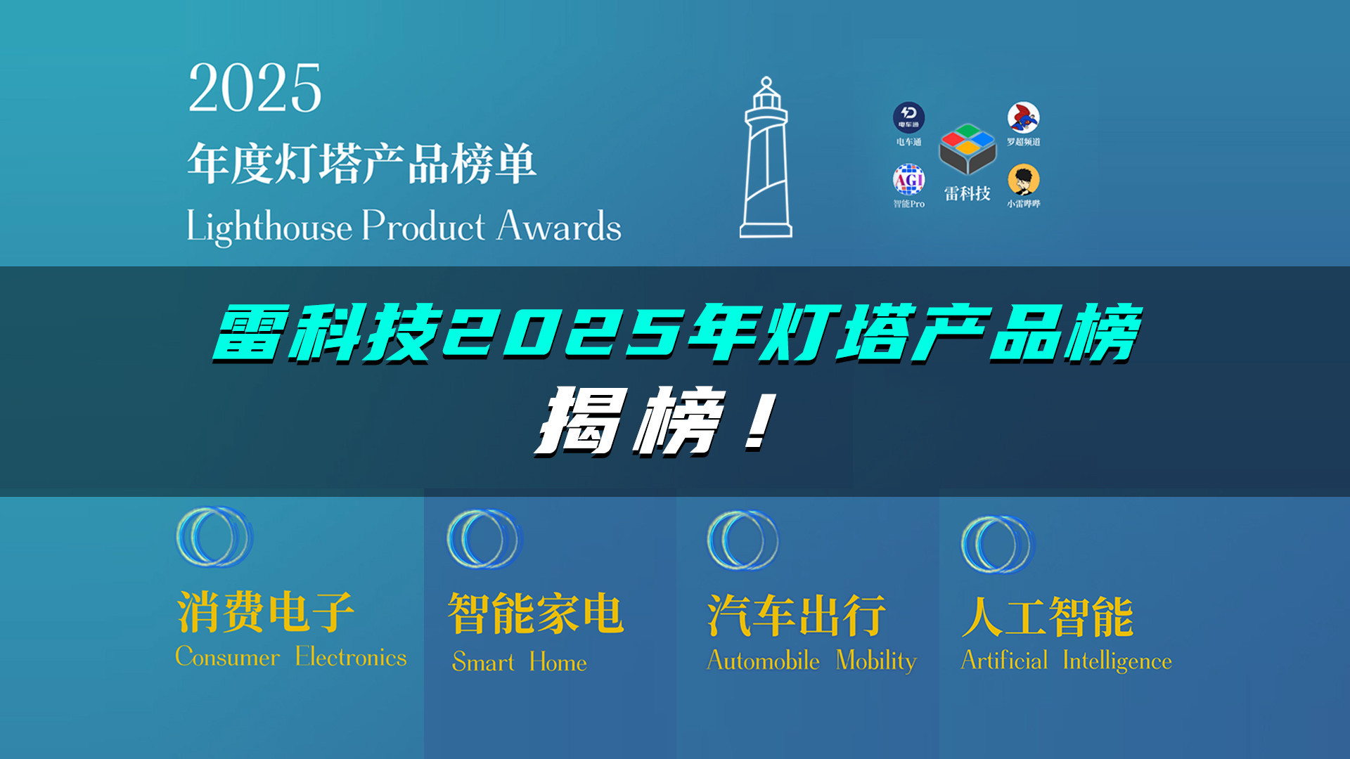 炸裂！雷科技2025年度灯塔产品榜，记录这一年最重要的47款科技产品