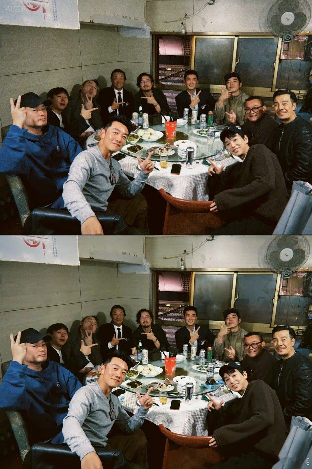 郑恺上戏合影AI生成照片同框是真的，其实就是用AI一键消除了某些东西目前已