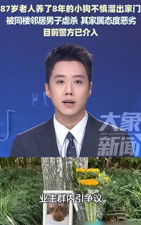 “没一点人性！”8月5号，一老人含辛茹苦将自己最心爱的小狗养大，足足养了8年，却