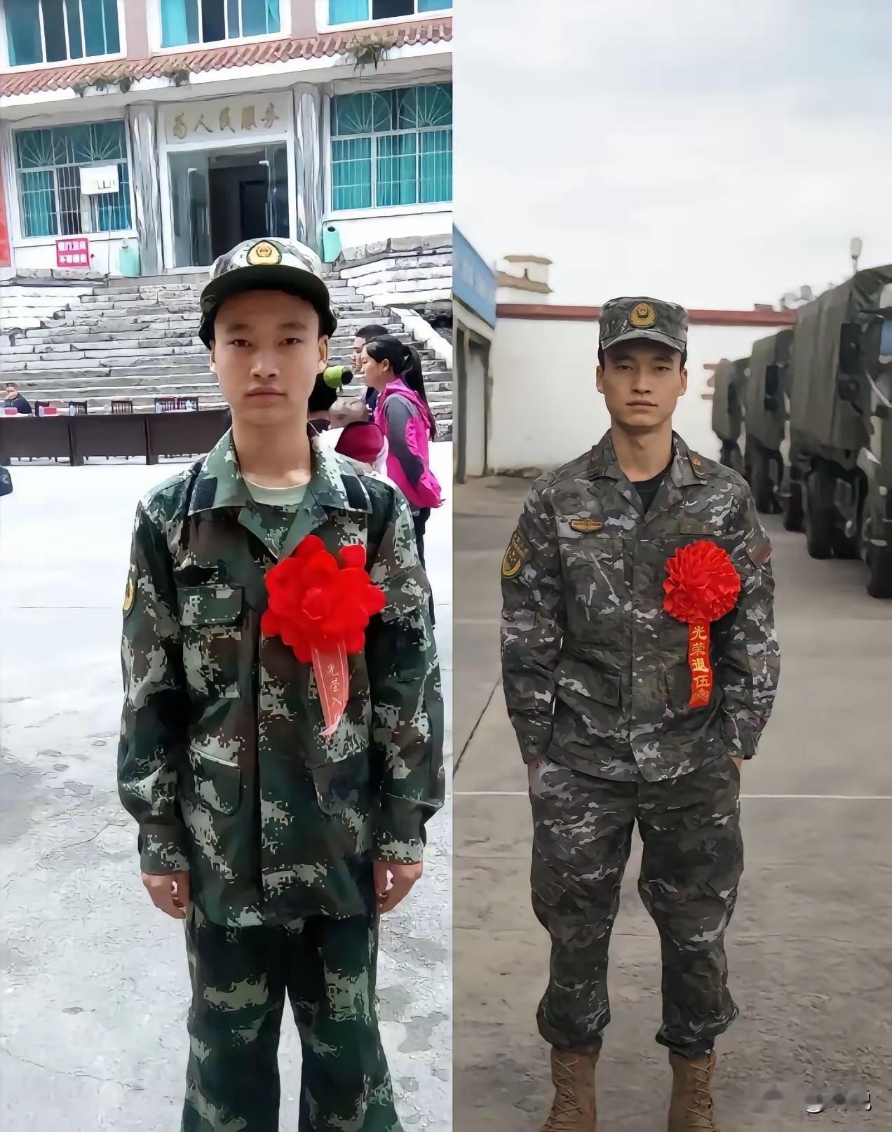 当过兵气质就是不一般，变成真男人