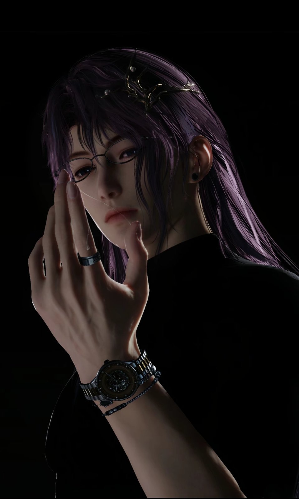 这张脸让我第三眼才看到手上的东西😳