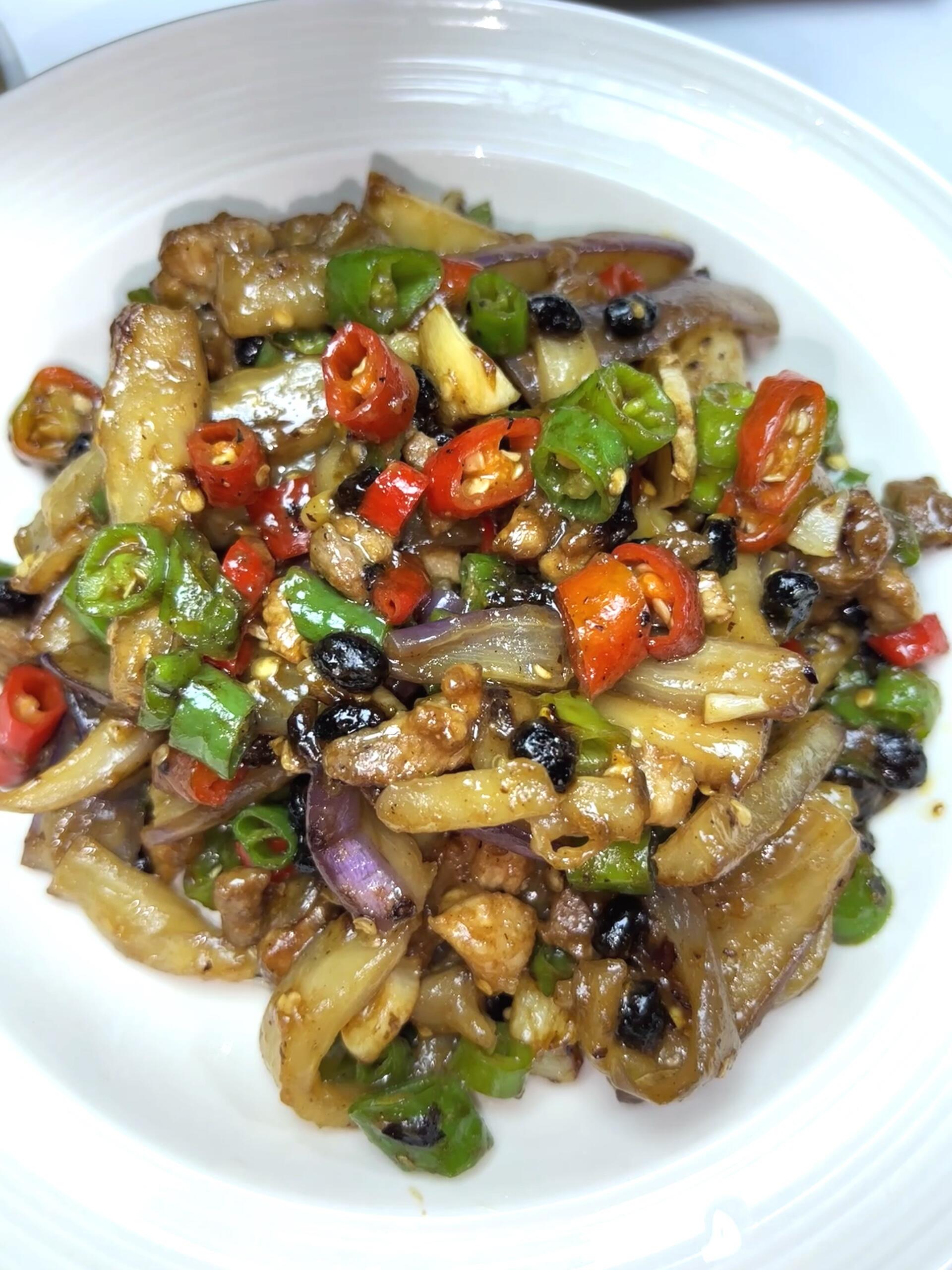 跟着餐馆学做豆豉肉沫茄子✨零失败，拌米饭香到舔盘跟着餐馆师傅学做的第6道菜，就