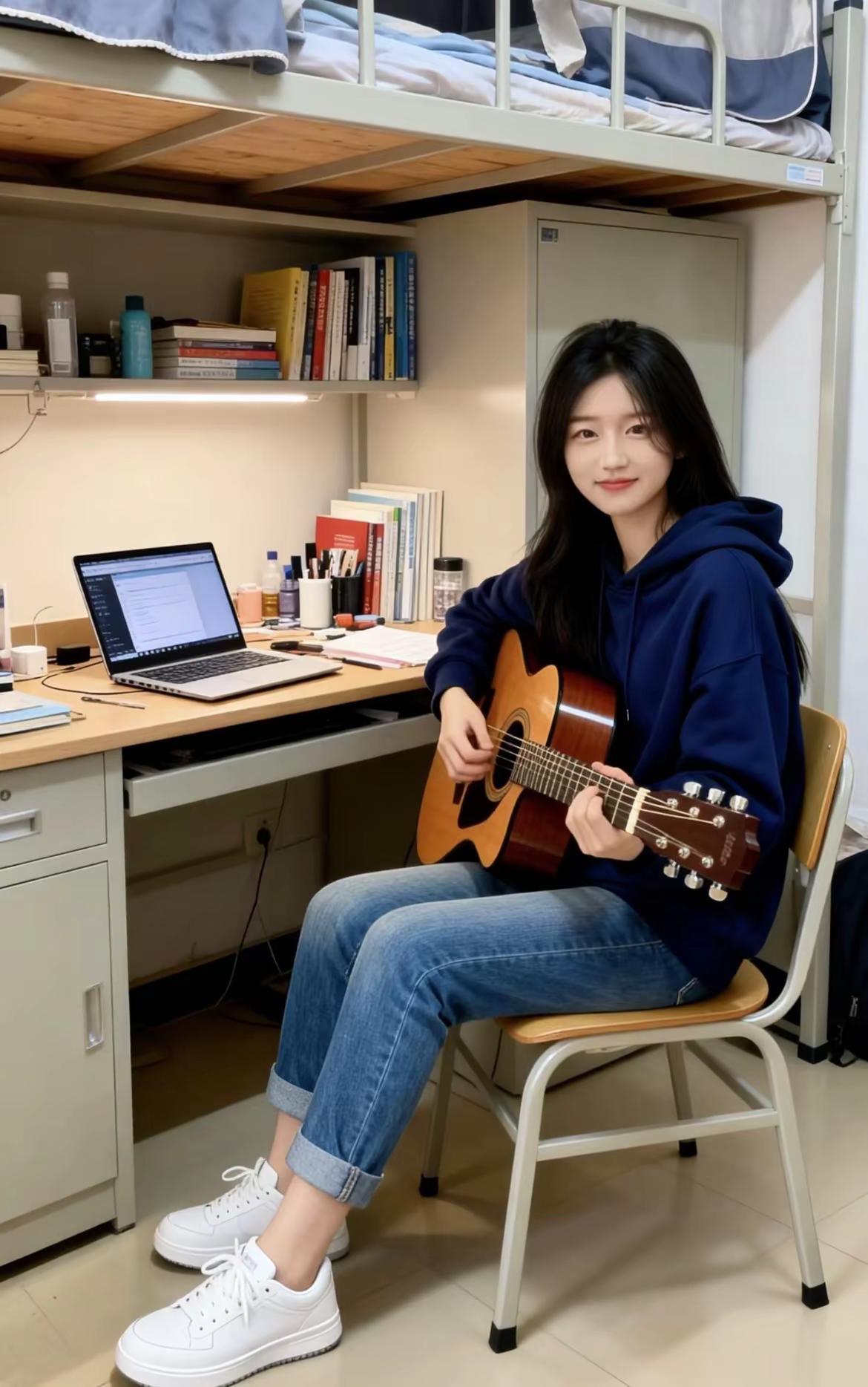 大学生活日常有趣的灵魂。分享休闲穿搭日常生活大学宿舍