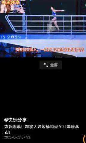 如果这是真的，全红婵的处境极危险，不知国家重视起来没有？全红婵的泳衣从腰间被剪