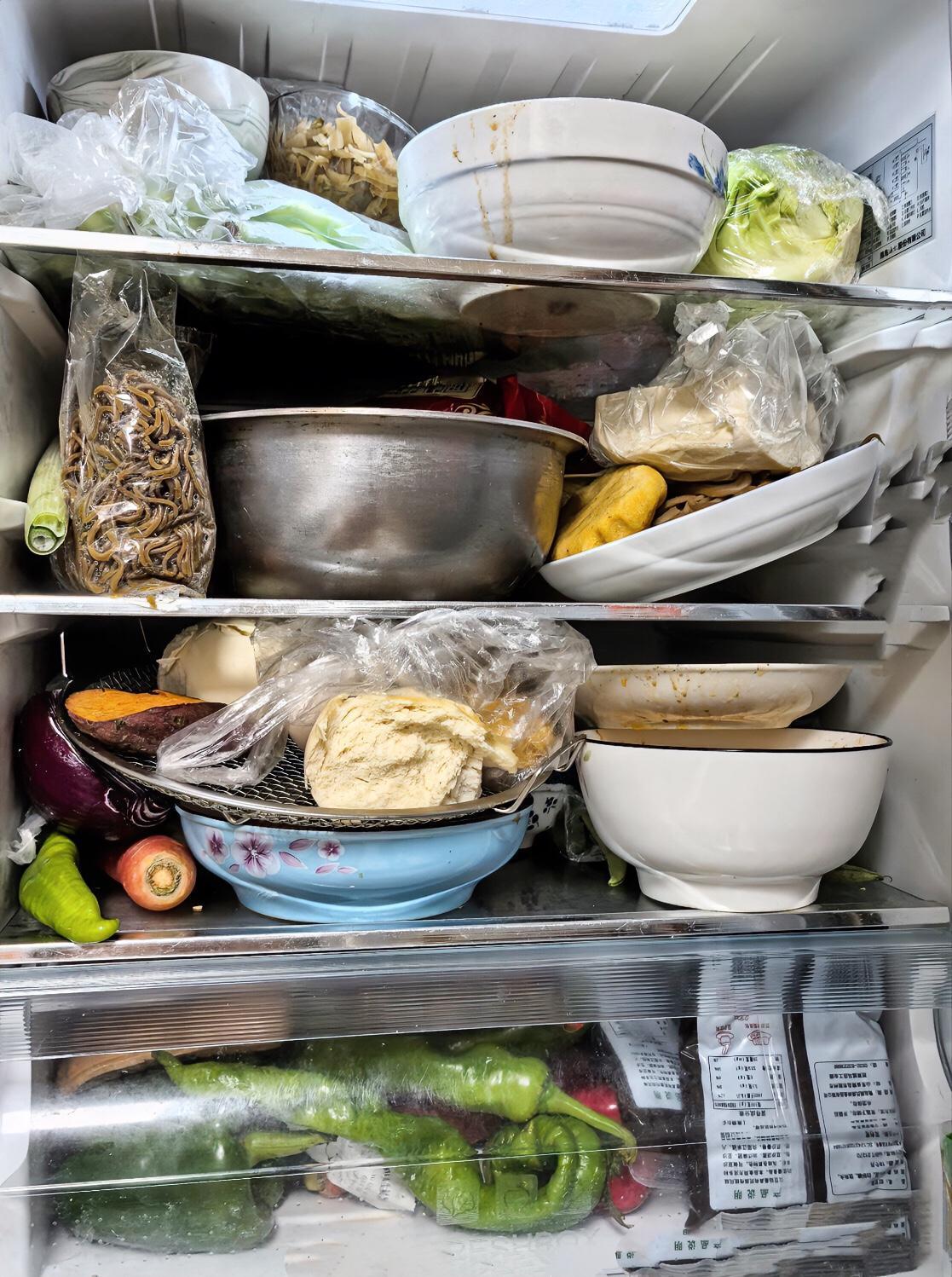 谁家冰箱会这样，好窒息的感觉